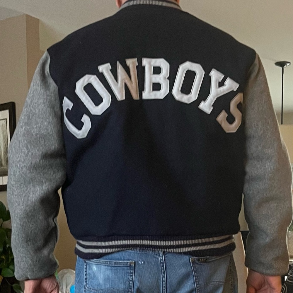 Cowboys Vintage Varsity Jacket Size XL